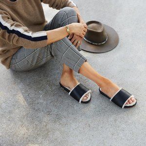 Beek Gallito Más Shearling Sandals Sz 8